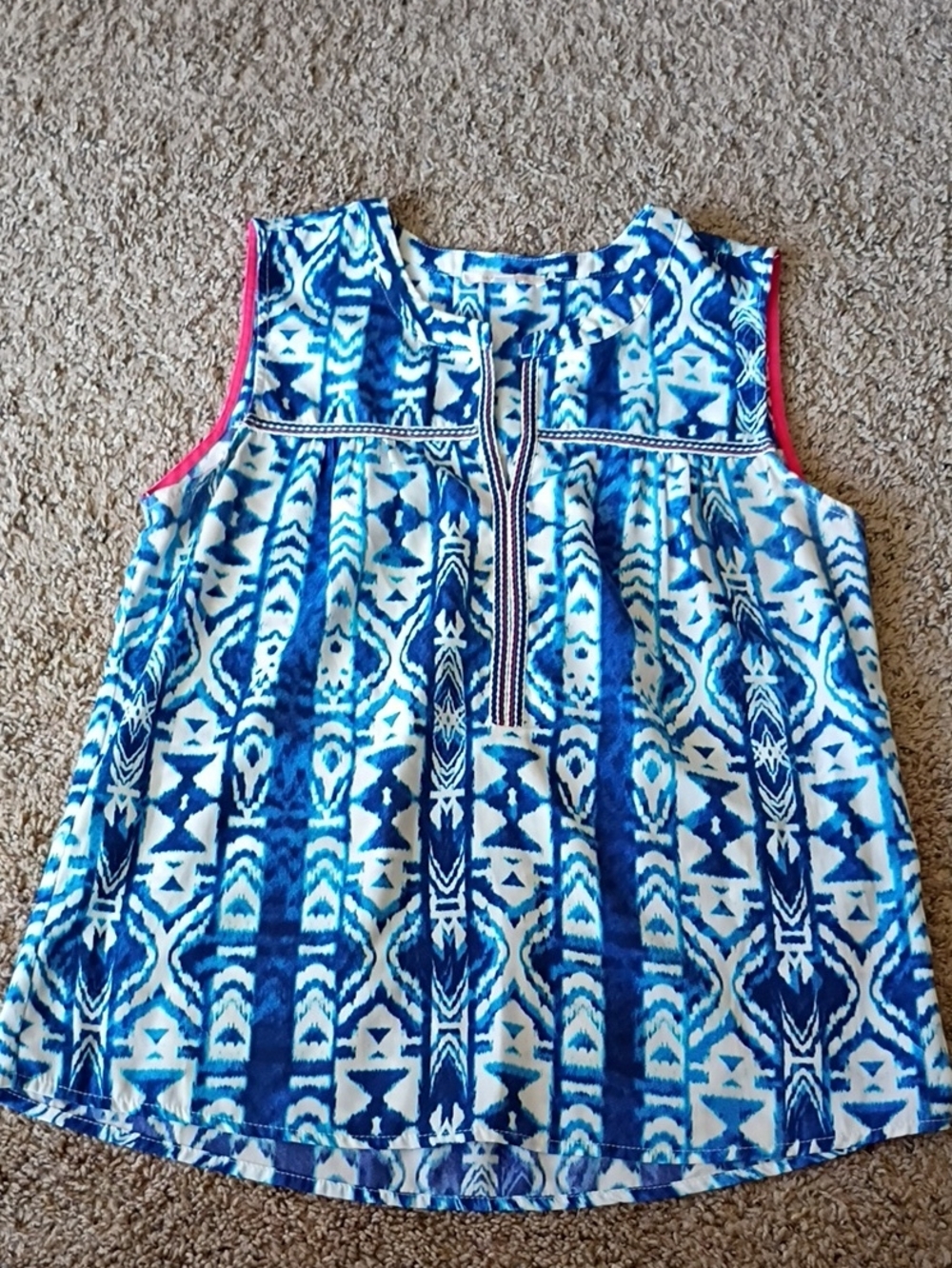Womans Printed Sleeveless Top